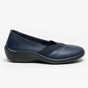 ACADIA | Elastic Slipper | Navy blau