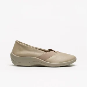 ACADIA | Elastic Slipper | Beige-Taupe
