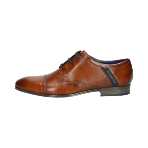 Leder Business Schnürer cognac