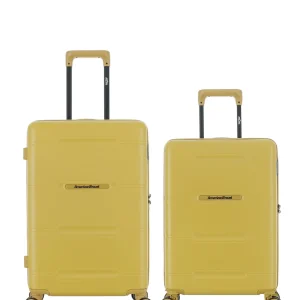2er-Pack Hartschalenkoffer: Mittelgroßer Koffer und Handgepäck CLEVELAND