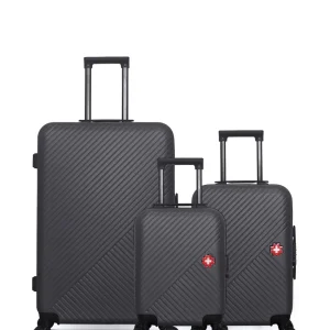 SWISS KOPPER – 3er-Pack – Großer Koffer, Handgepäck und Handgepäck XXS SPIEZ