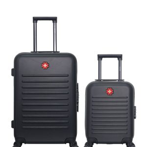 SWISS KOPPER – 2er-Pack – Mittelgroßer Koffer und Handgepäck XXS WIL